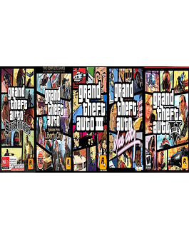 PACK 5 en 1 Grand Theft Auto COLECCIONISTA (incluye juegos y dlc)