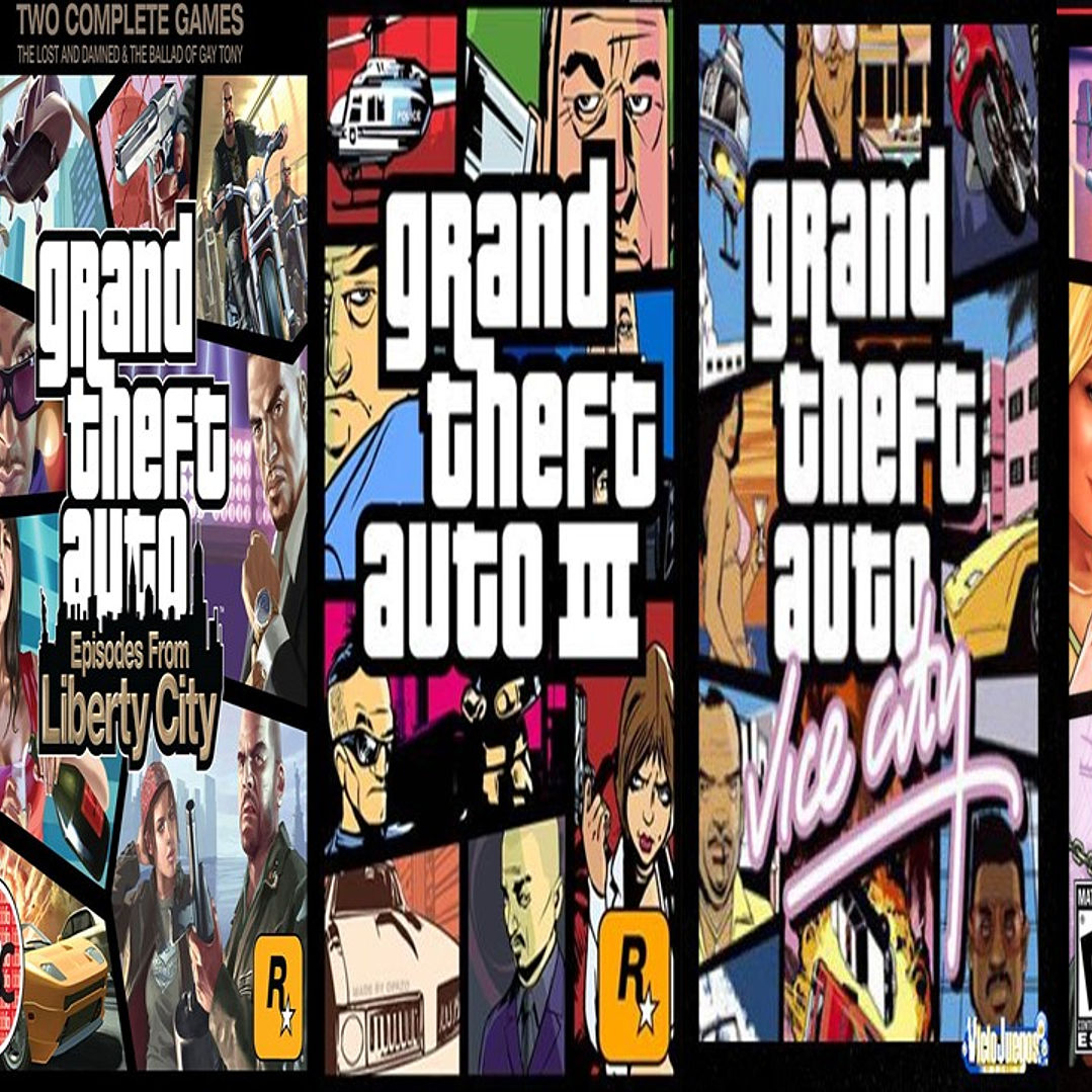 PACK 5 en 1 Grand Theft Auto COLECCIONISTA (incluye juegos y dlc) 1