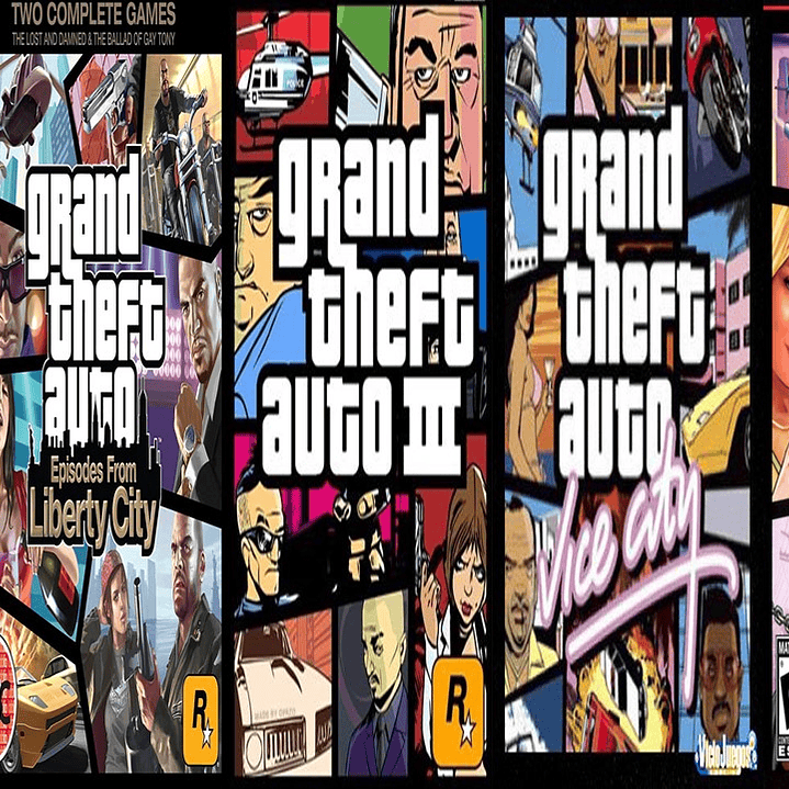 PACK 5 en 1 Grand Theft Auto COLECCIONISTA (incluye juegos y dlc) 1