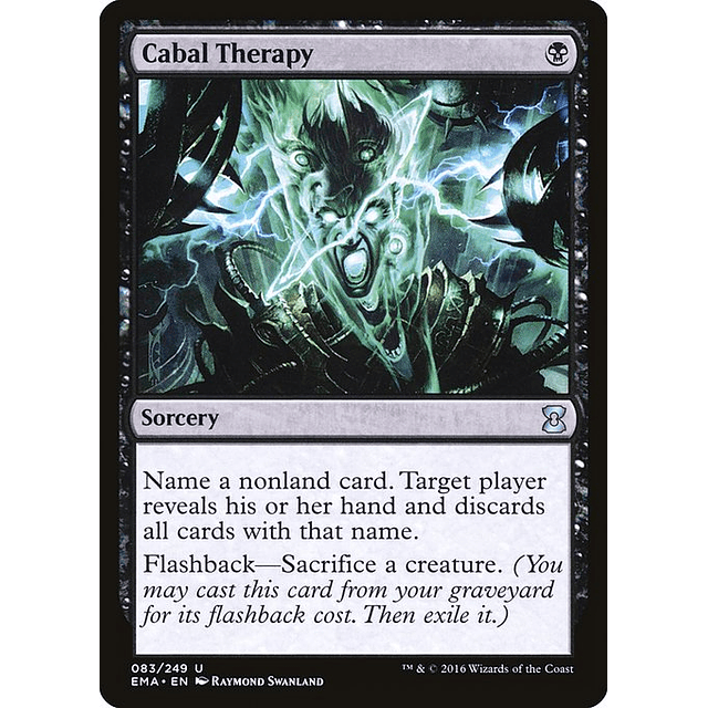 Carta Magic - FOIL Cabal Therapy - Idioma: Ingles - Edicion: Eternal Masters