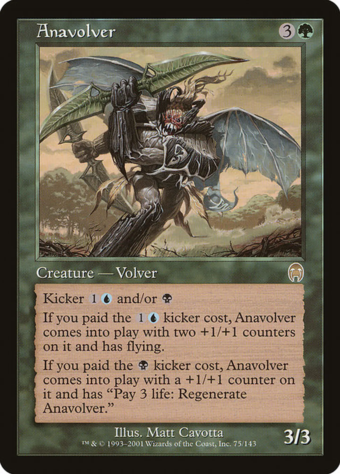 Carta Magic - FOIL Anavolver - Idioma: Ingles - Edicion: Apocalypse 1