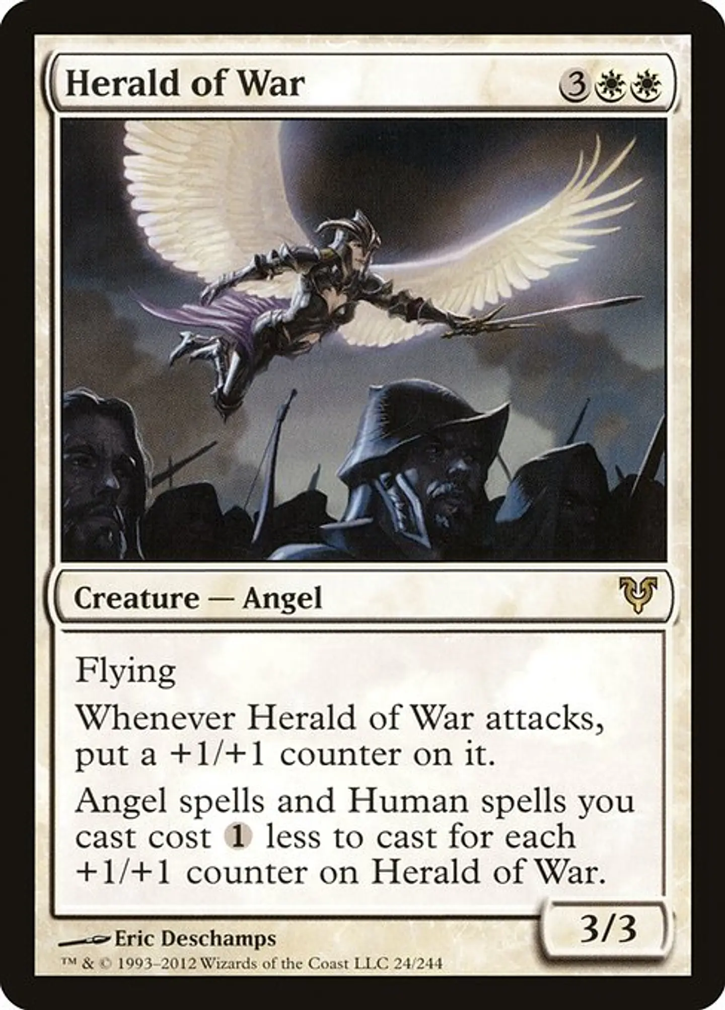 Carta Magic - FOIL Herald of War - Idioma: Español - Edicion: Avacyn Restored 1