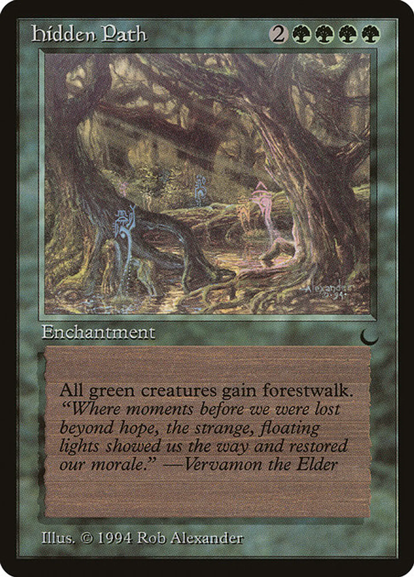 Carta Magic - Hidden Path - Idioma: Ingles - Edicion: The Dark 1