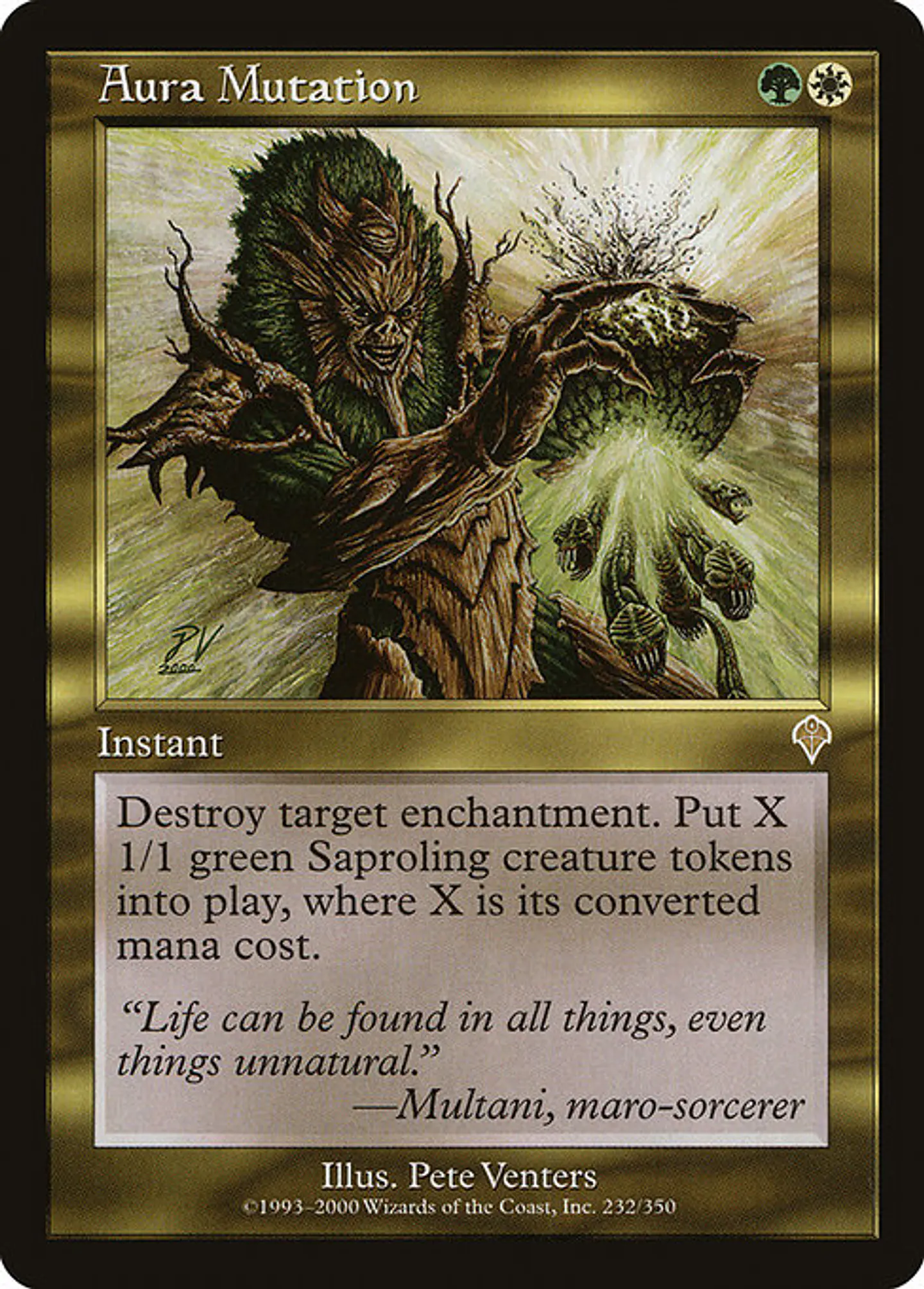 Carta Magic - Aura Mutation - Idioma: Ingles - Edicion: Invasion 1