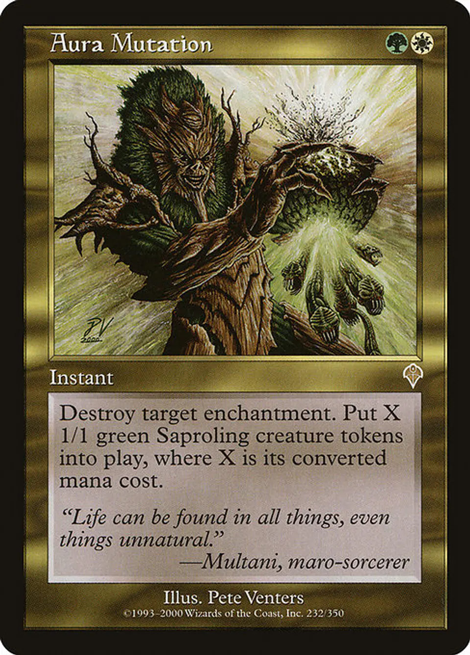 Carta Magic - Aura Mutation - Idioma: Ingles - Edicion: Invasion 1