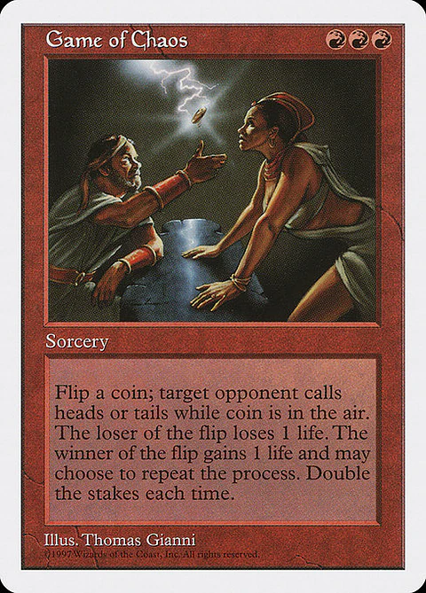 Carta Magic - Game of Chaos - Idioma: Español - Edicion: Fifth Edition