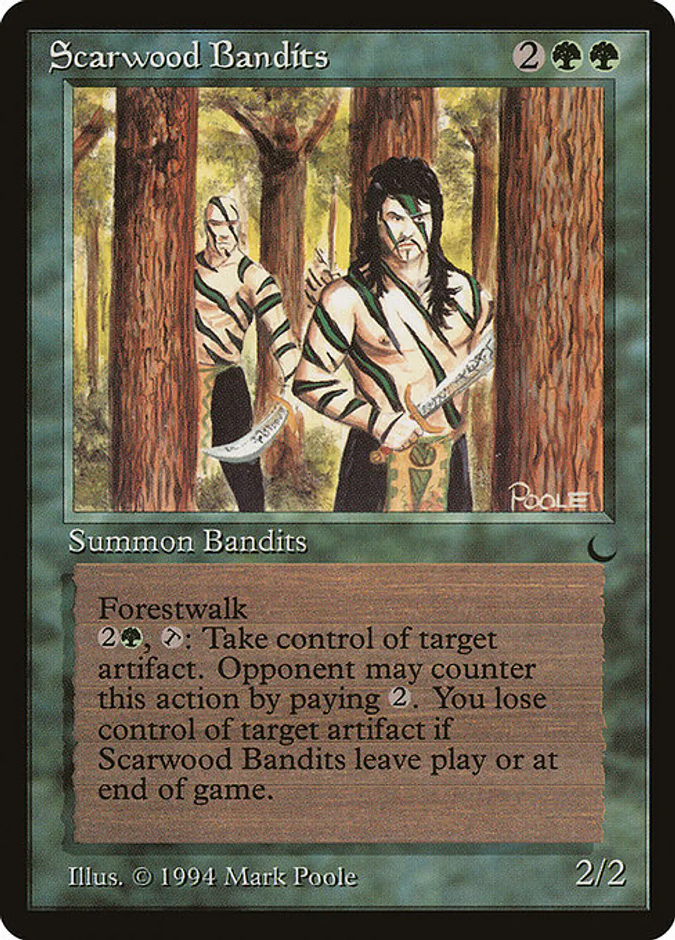 Carta Magic - Scarwood Bandits - Idioma: Ingles - Edicion: The Dark 1