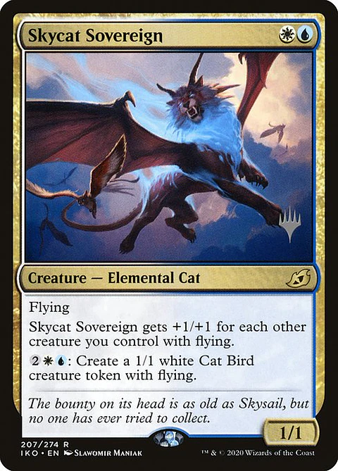 Carta Magic - Skycat Sovereign - Idioma: Español - Edicion: Ikoria: Lair of Behemoths Promos