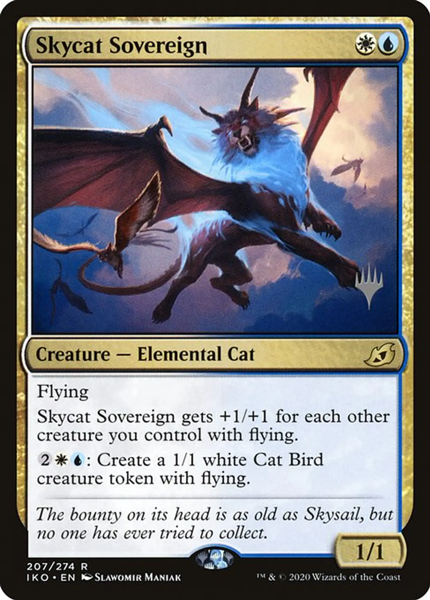 Carta Magic - Skycat Sovereign - Idioma: Español - Edicion: Ikoria: Lair of Behemoths Promos 1
