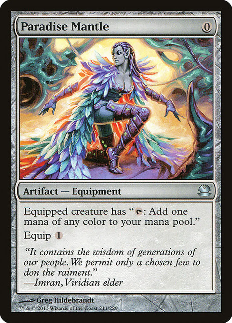Carta Magic - FOIL Paradise Mantle - Idioma: Ingles - Edicion: Modern Masters 1