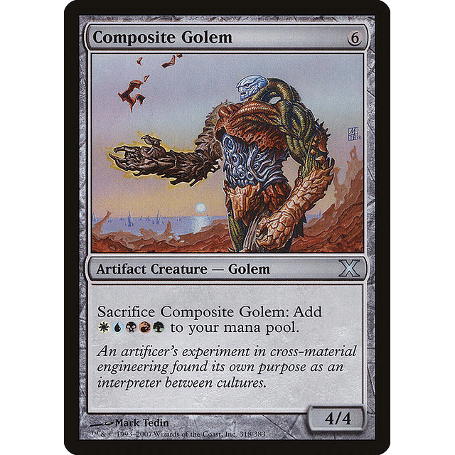 Carta Magic - FOIL Composite Golem - Idioma: Ingles - Edicion: Tenth Edition