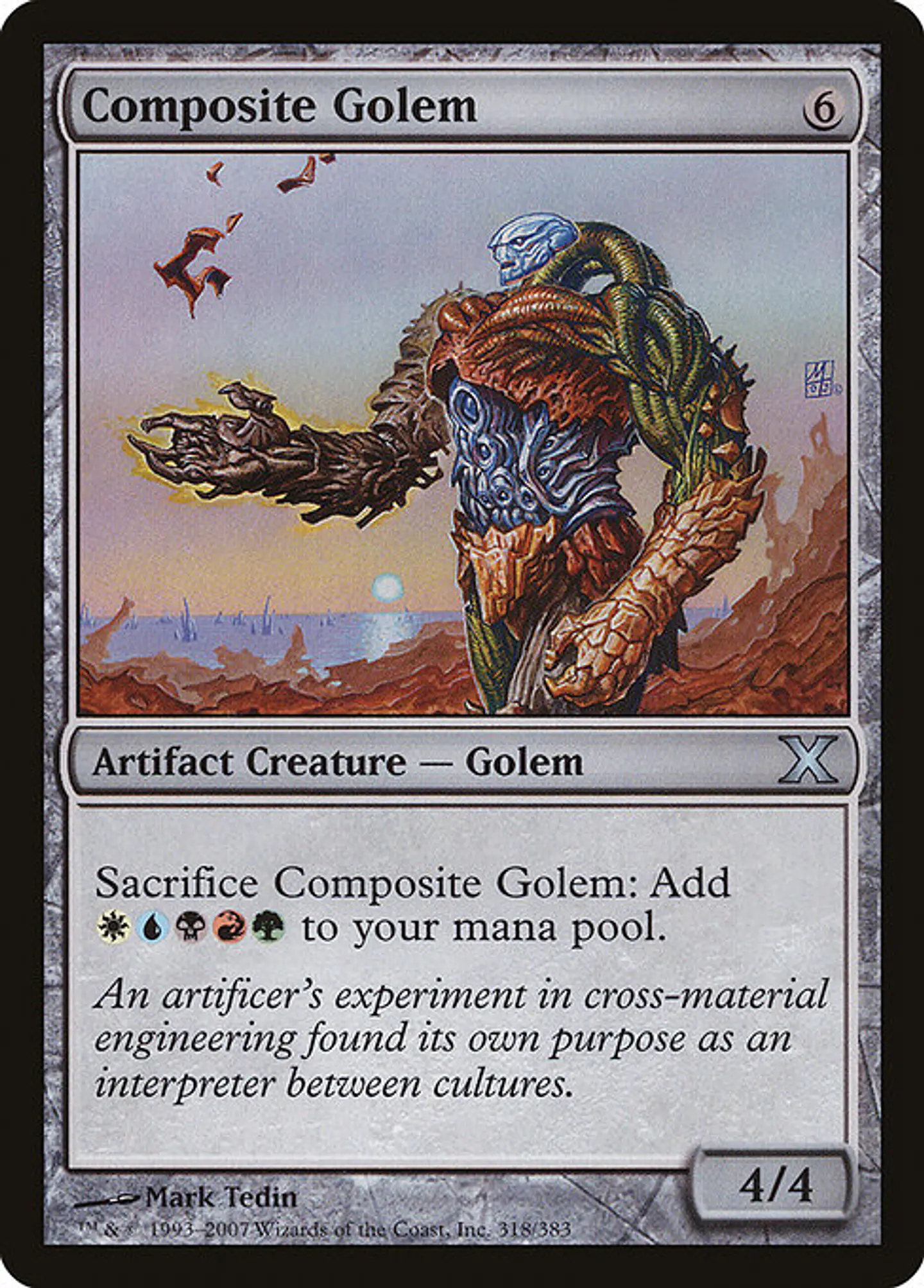 Carta Magic - FOIL Composite Golem - Idioma: Ingles - Edicion: Tenth Edition 1