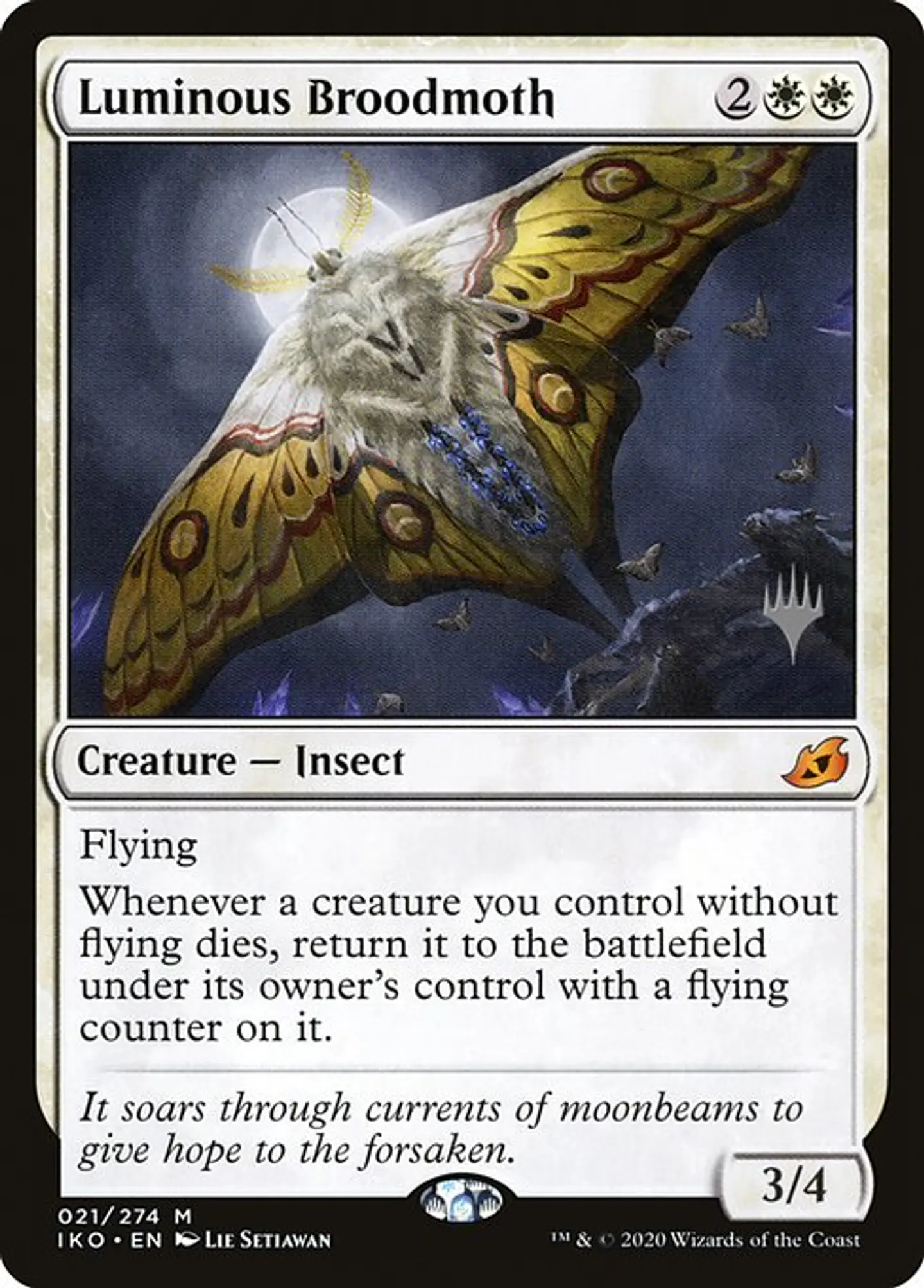 Carta Magic - FOIL Luminous Broodmoth - Idioma: Ingles - Edicion: Ikoria: Lair of Behemoths Promos 1