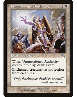 Carta Magic - FOIL Unquestioned Authority - Idioma: Ingles - Edicion: Judgment