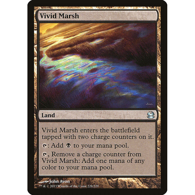 Carta Magic - Vivid Marsh - Idioma: Ingles - Edicion: Modern Masters