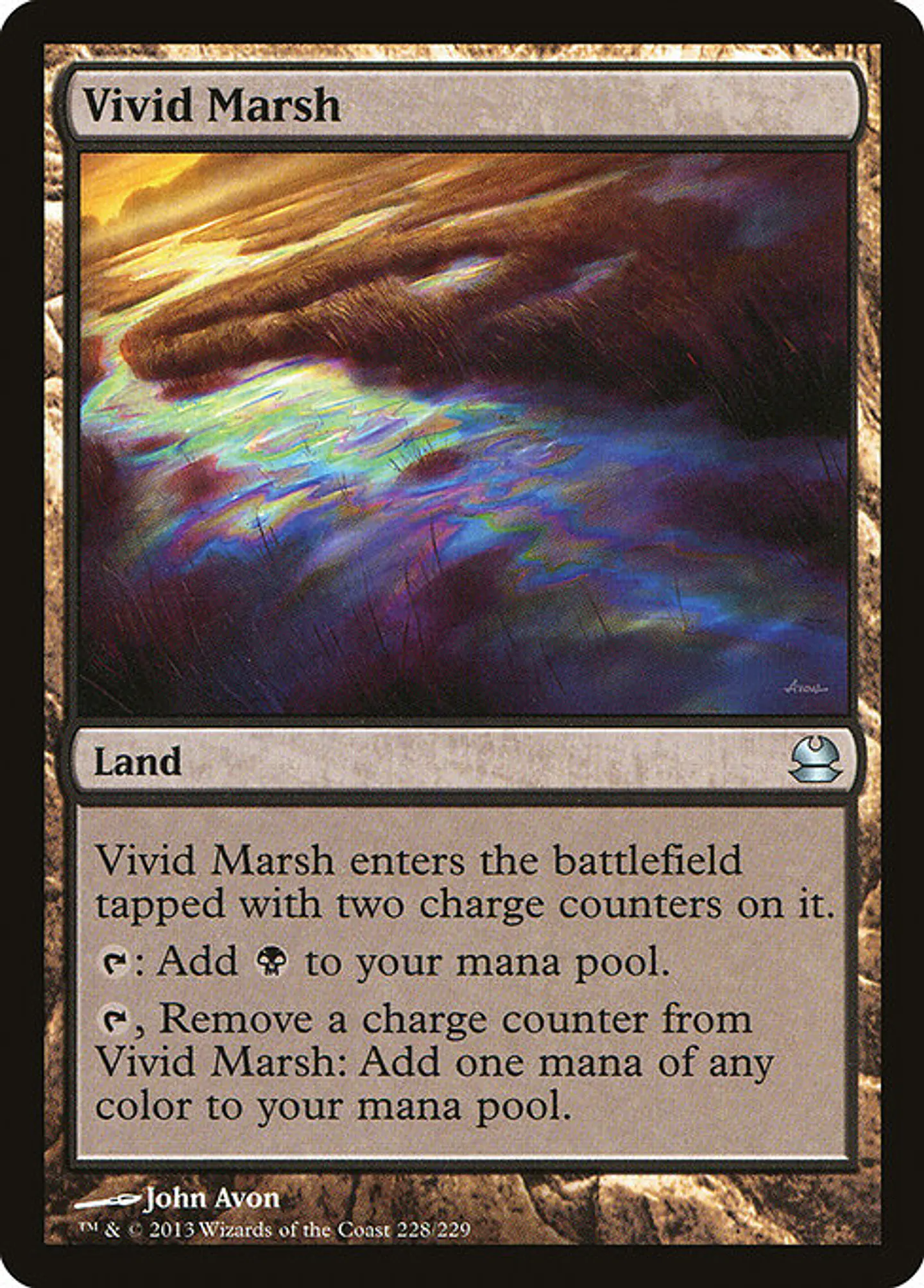 Carta Magic - Vivid Marsh - Idioma: Ingles - Edicion: Modern Masters 1