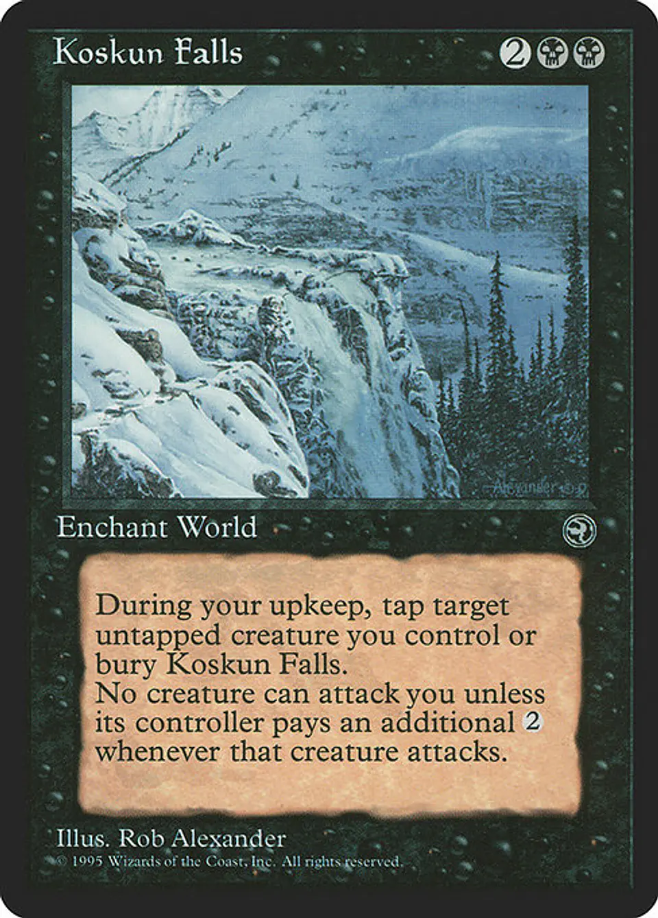 Carta Magic - Koskun Falls - Idioma: Ingles - Edicion: Homelands 1