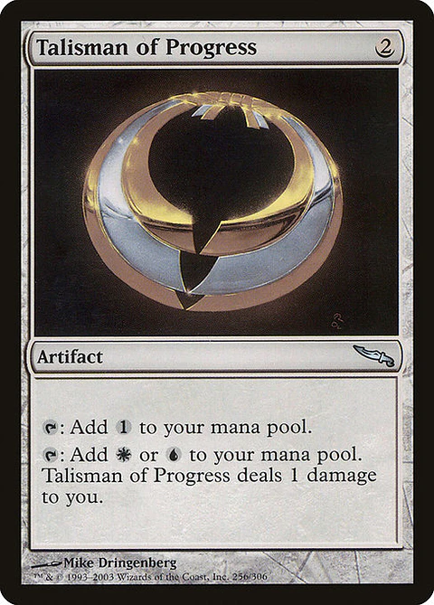 Carta Magic - Talisman of Progress - Idioma: Español - Edicion: Mirrodin