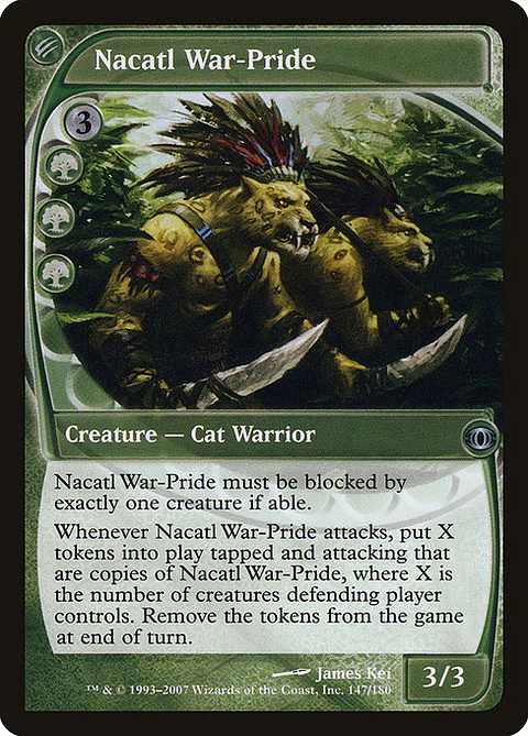 Carta Magic - Nacatl War-Pride - Idioma: Ingles - Edicion: Future Sight