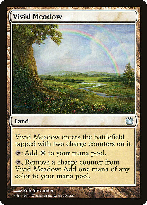 Carta Magic - Vivid Meadow - Idioma: Ingles - Edicion: Modern Masters