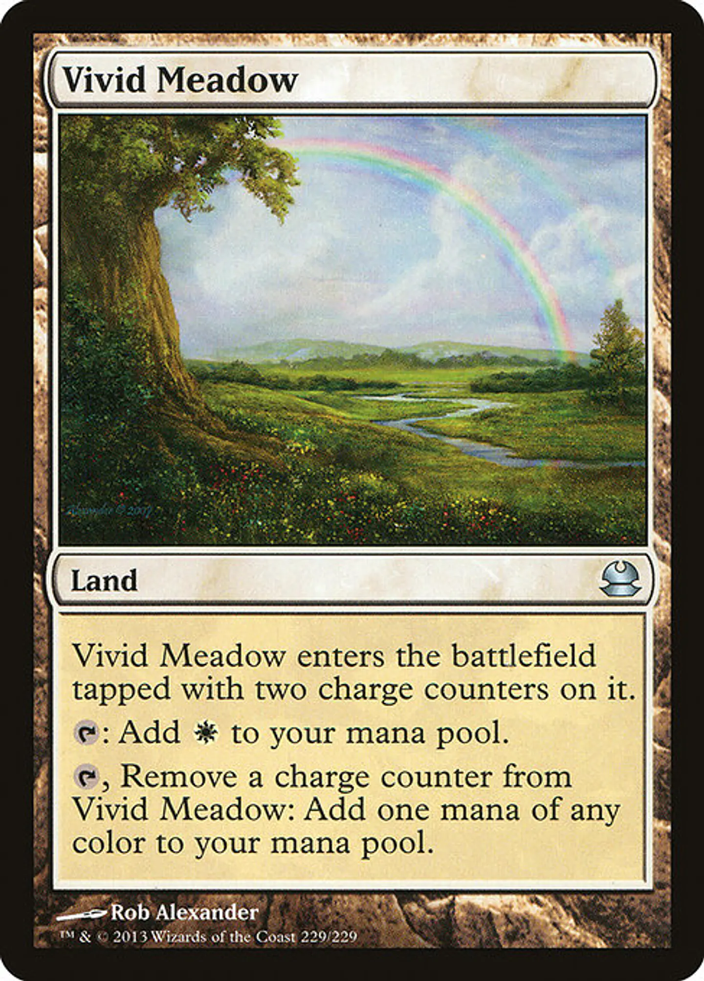 Carta Magic - Vivid Meadow - Idioma: Ingles - Edicion: Modern Masters 1