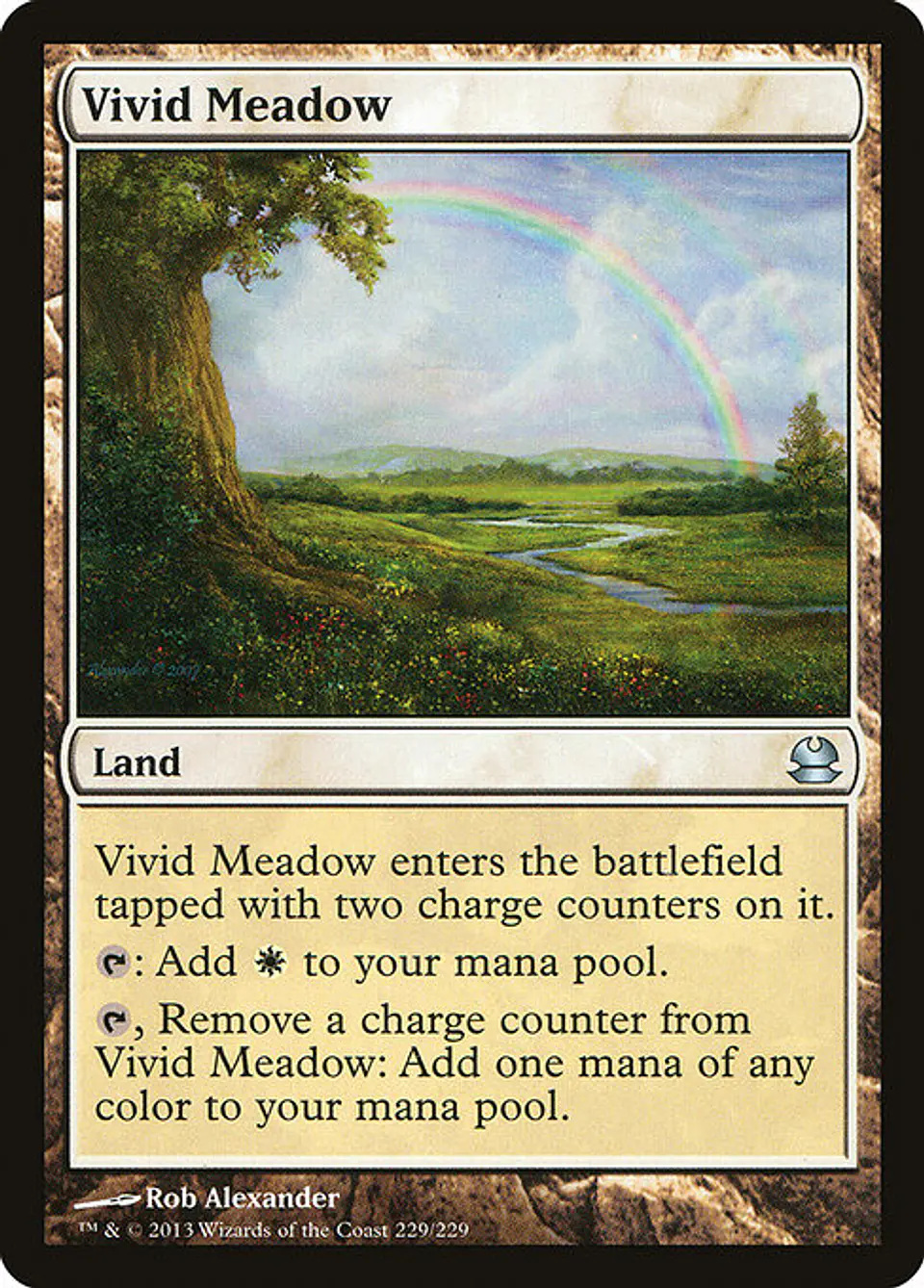 Carta Magic - Vivid Meadow - Idioma: Ingles - Edicion: Modern Masters 1