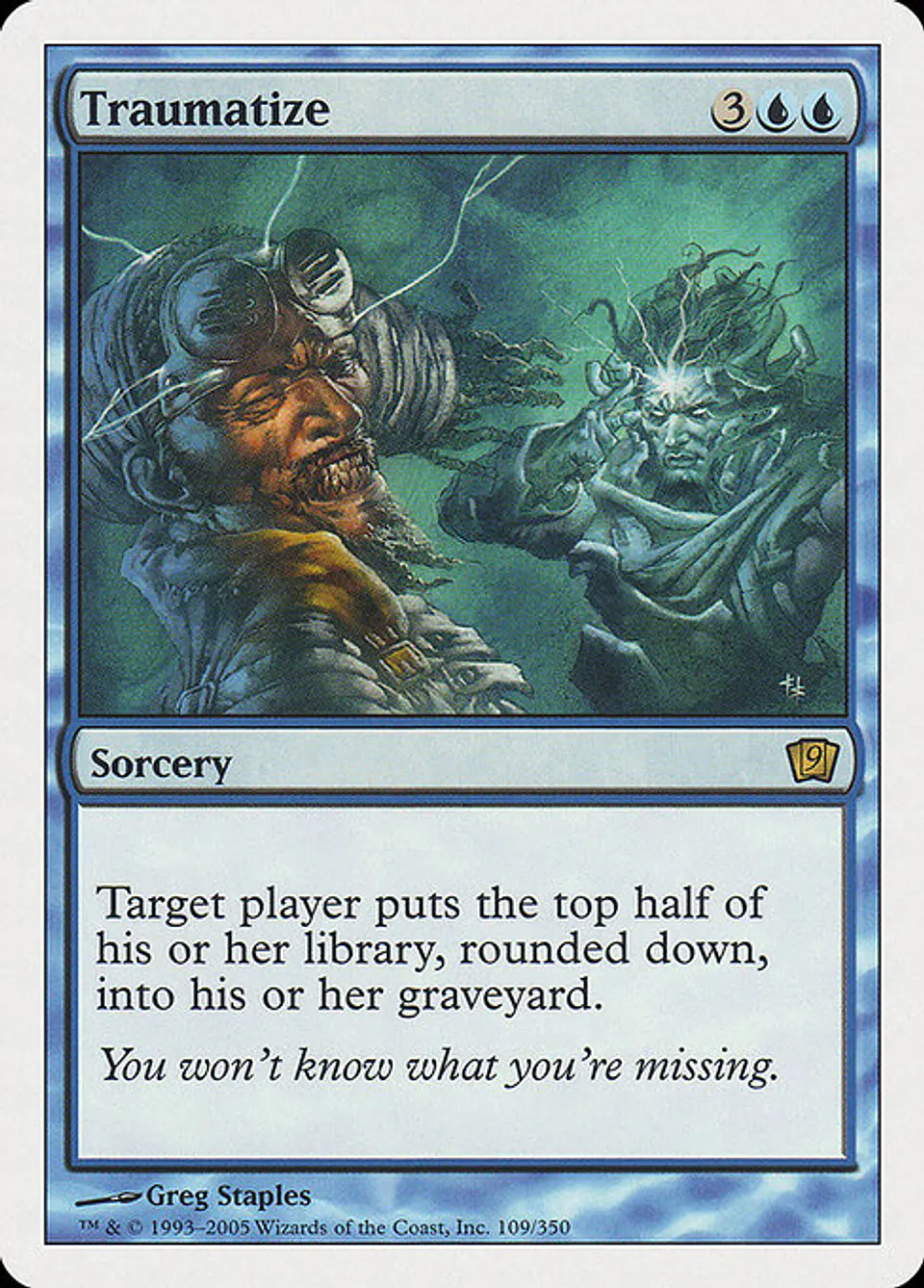 Carta Magic - Traumatize - Idioma: Español - Edicion: Ninth Edition 1