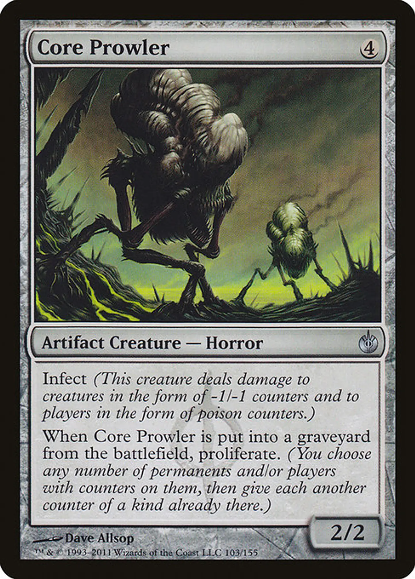 Carta Magic - Core Prowler - Idioma: Ingles - Edicion: Mirrodin Besieged 1