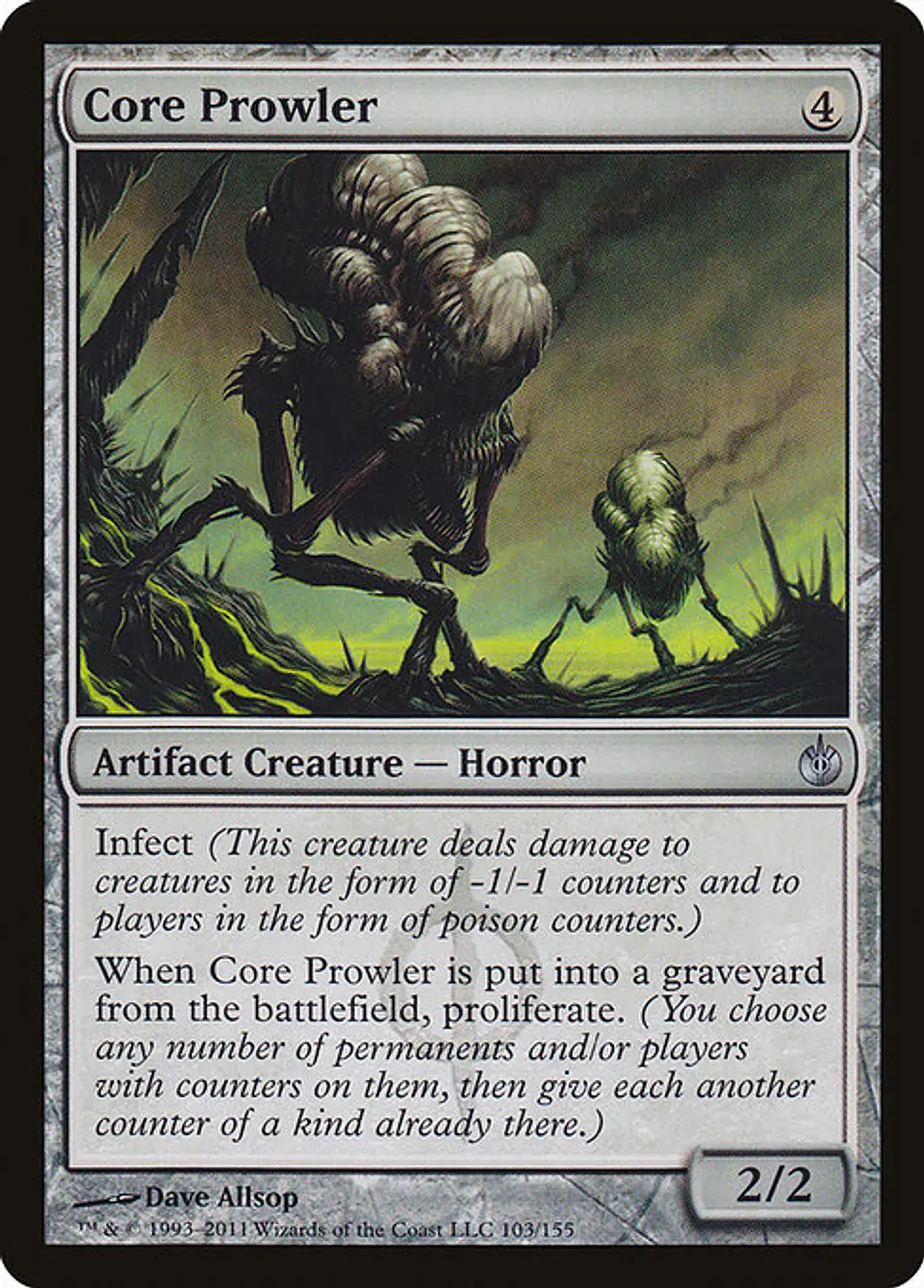 Carta Magic - Core Prowler - Idioma: Ingles - Edicion: Mirrodin Besieged 1