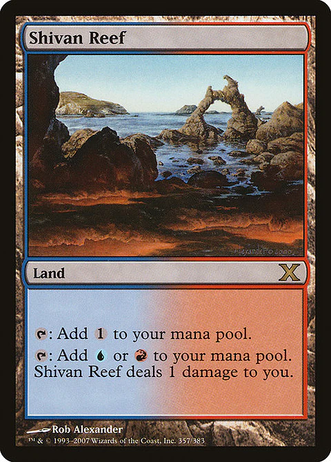 Carta Magic - FOIL Shivan Reef - Idioma: Ingles - Edicion: Tenth Edition