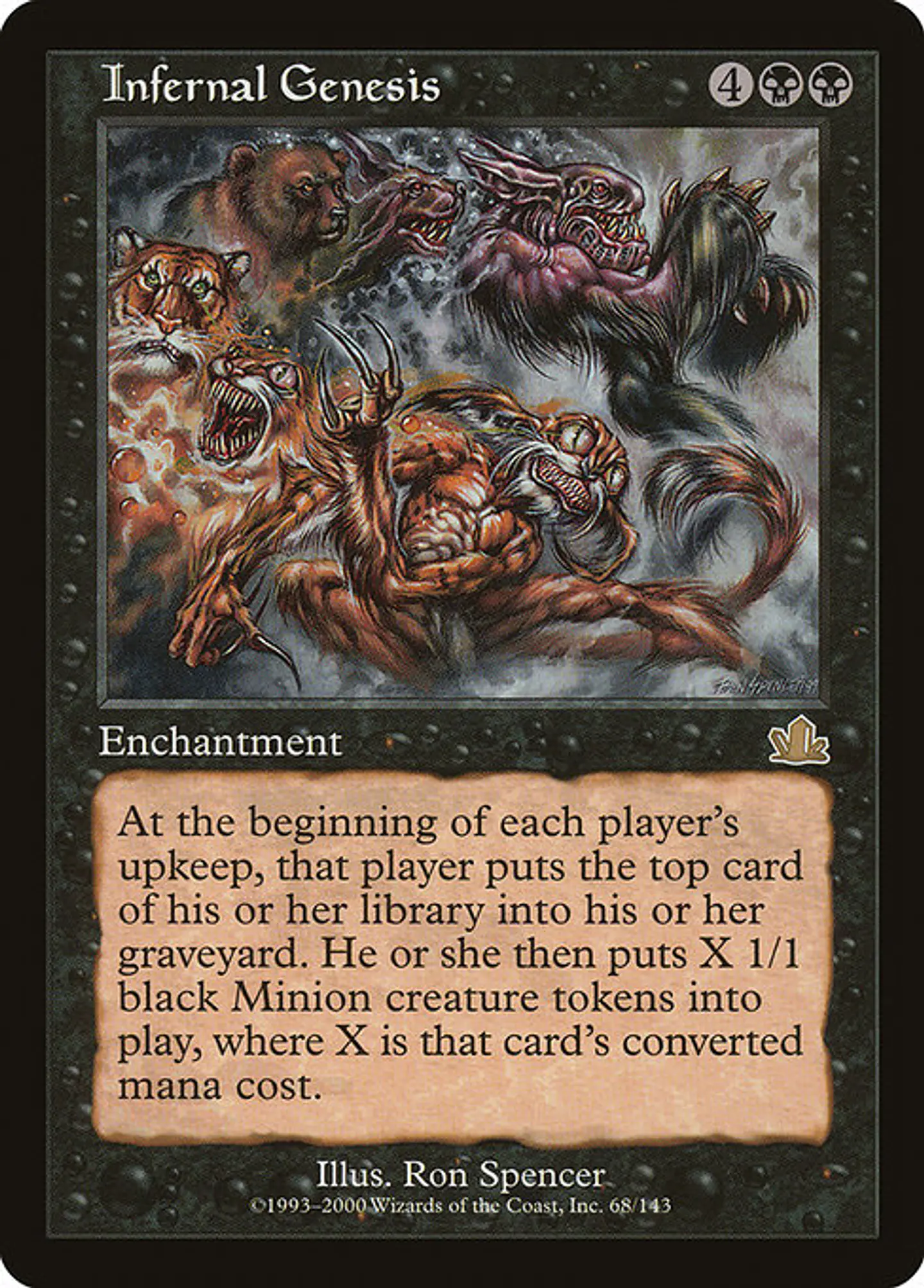 Carta Magic - Infernal Genesis - Idioma: Ingles - Edicion: Prophecy 1