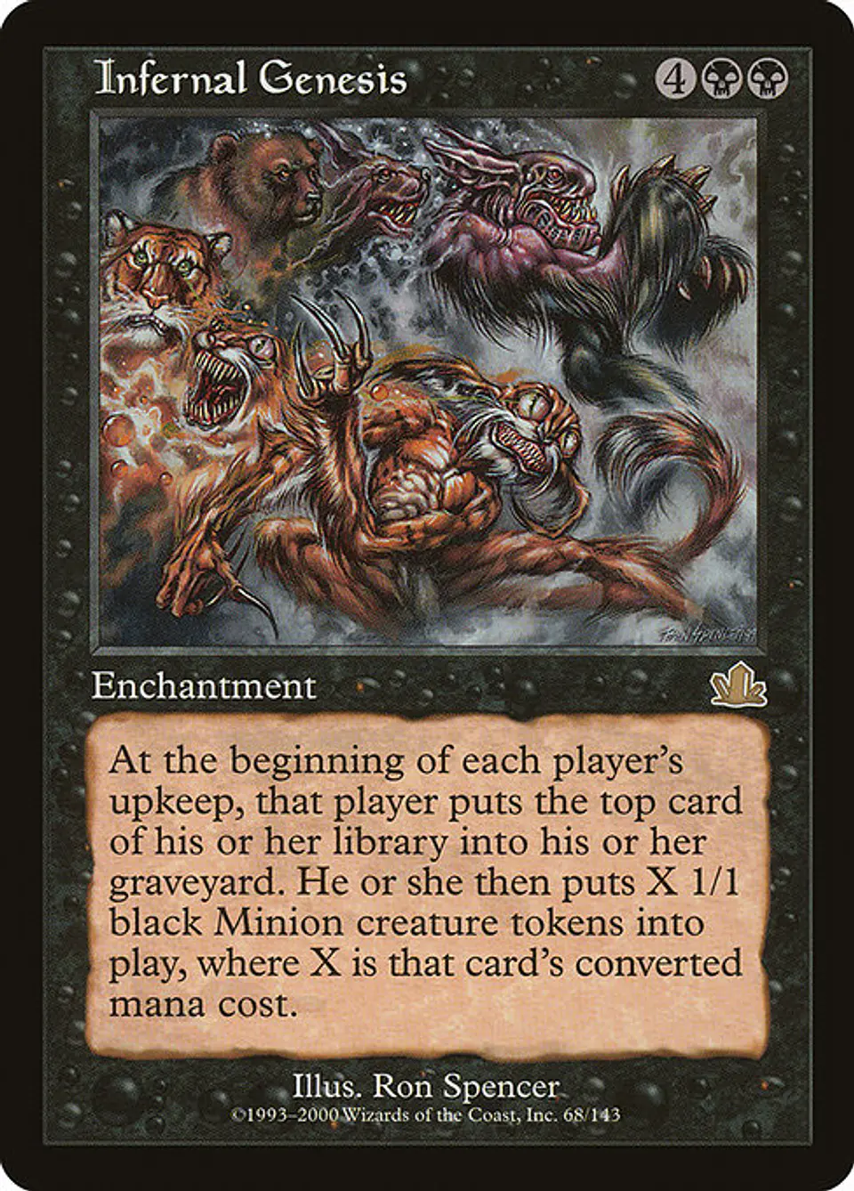 Carta Magic - Infernal Genesis - Idioma: Ingles - Edicion: Prophecy 1