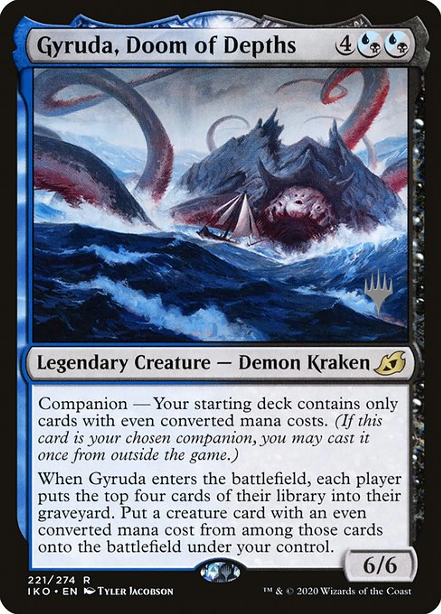 Carta Magic - Gyruda, Doom of Depths - Idioma: Español - Edicion: Ikoria: Lair of Behemoths Promos 1
