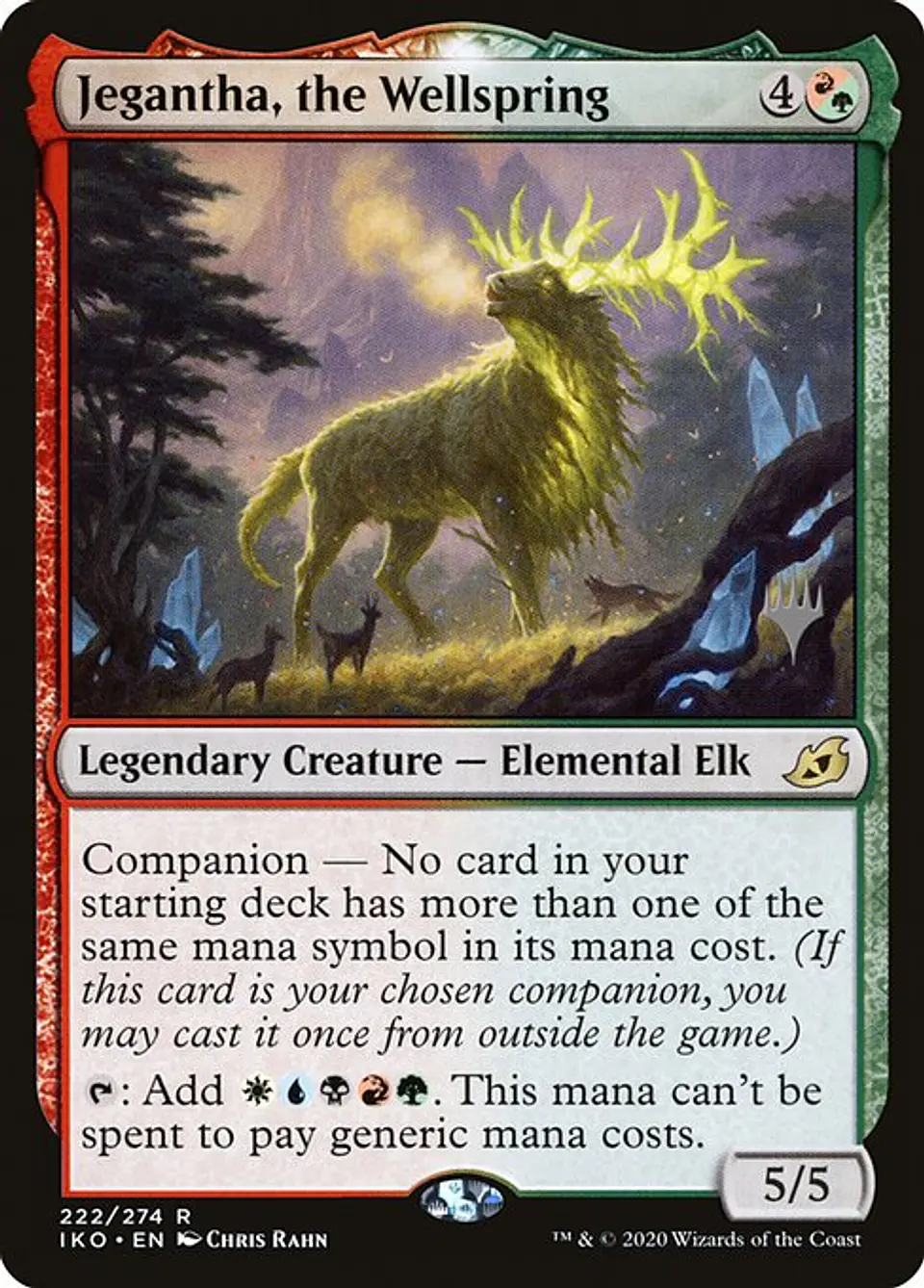 Carta Magic - Jegantha, the Wellspring - Idioma: Español - Edicion: Ikoria: Lair of Behemoths Promos 1