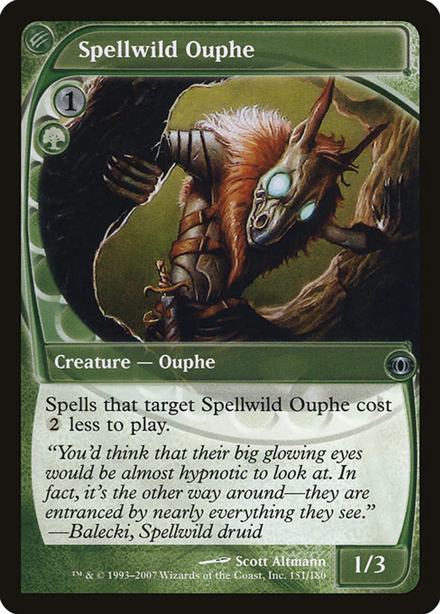 Carta Magic - Spellwild Ouphe - Idioma: Ingles - Edicion: Future Sight 1