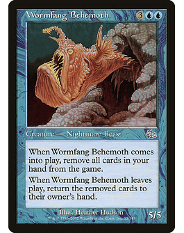 Carta Magic - FOIL Wormfang Behemoth - Idioma: Ingles - Edicion: Judgment