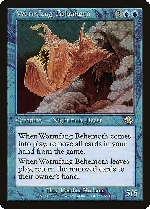 Carta Magic - FOIL Wormfang Behemoth - Idioma: Ingles - Edicion: Judgment