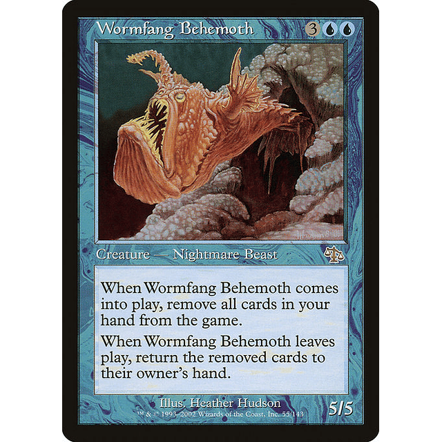 Carta Magic - FOIL Wormfang Behemoth - Idioma: Ingles - Edicion: Judgment