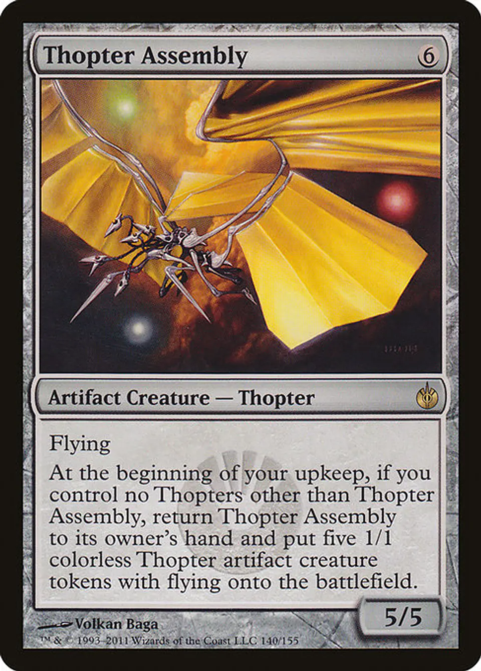 Carta Magic - FOIL Thopter Assembly - Idioma: Ingles - Edicion: Mirrodin Besieged 1