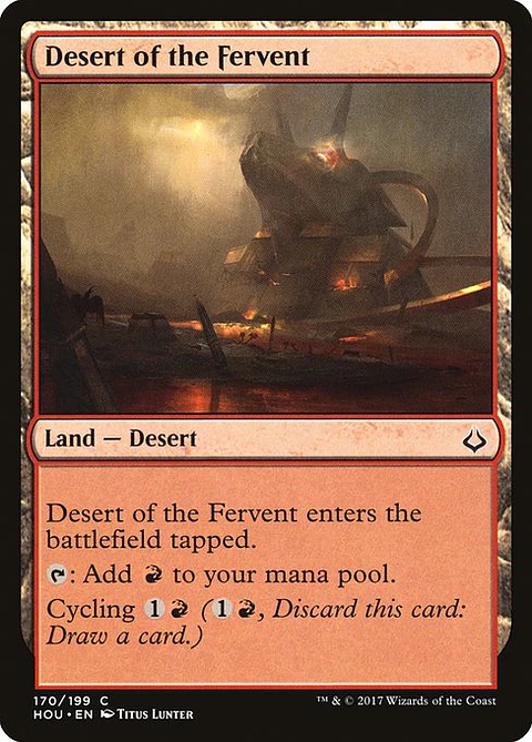 Carta Magic - FOIL Desert of the Fervent - Idioma: Español - Edicion: Hour of Devastation