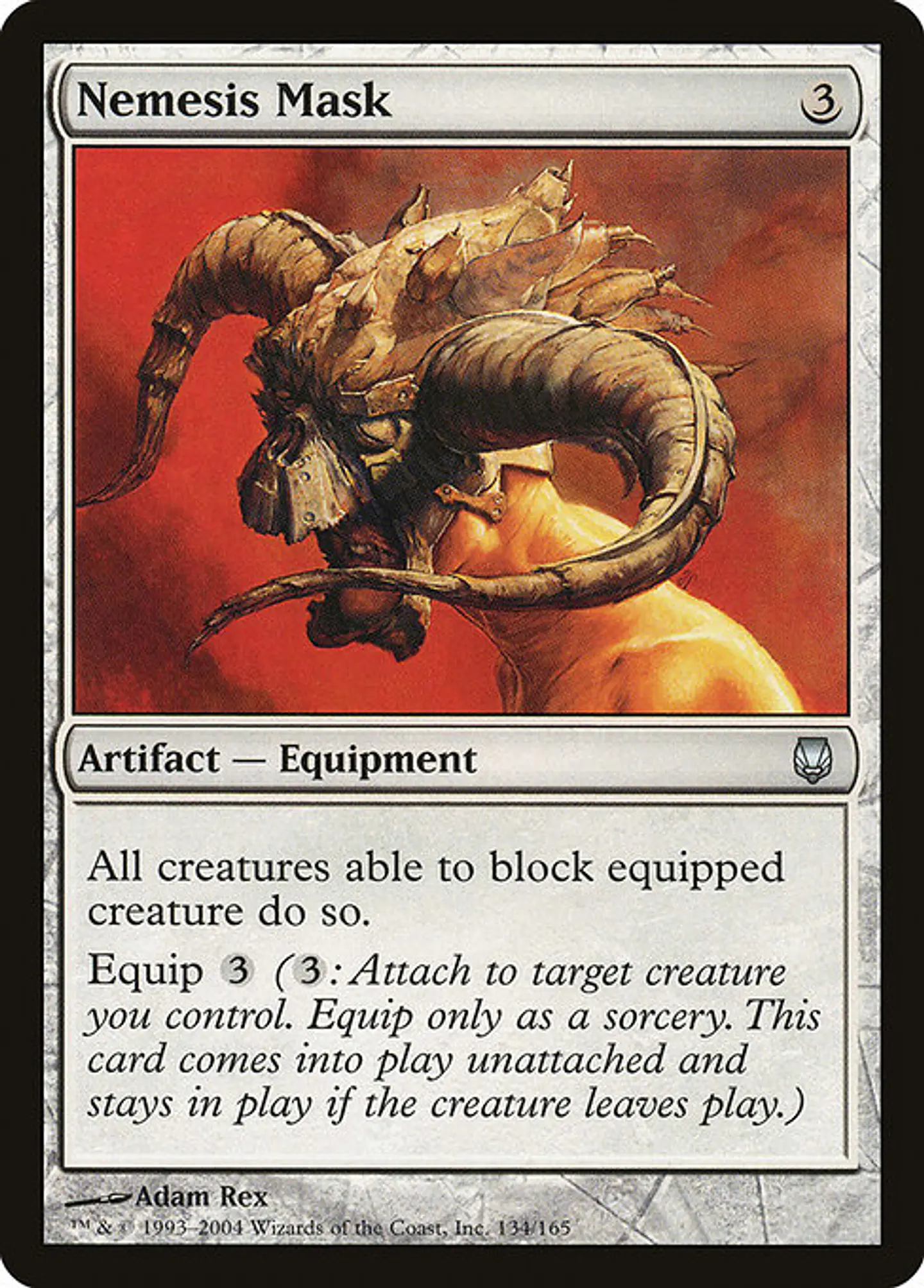 Carta Magic - FOIL Nemesis Mask - Idioma: Ingles - Edicion: Darksteel 1