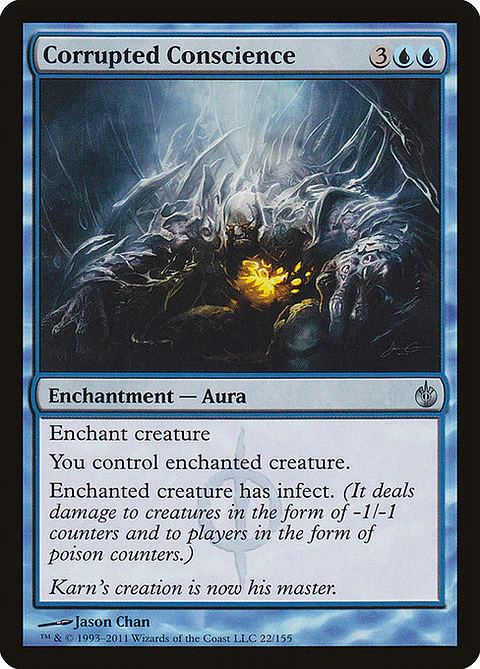 Carta Magic - Corrupted Conscience - Idioma: Ingles - Edicion: Mirrodin Besieged