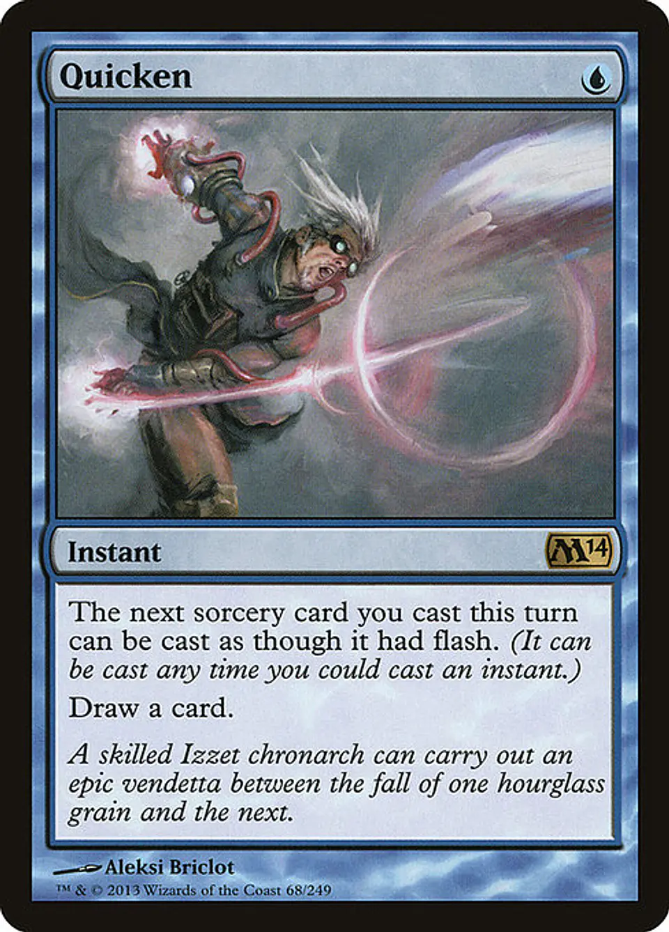 Carta Magic - FOIL Quicken - Idioma: Ingles - Edicion: Magic 2014 1