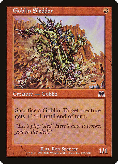 Carta Magic - FOIL Goblin Sledder - Idioma: Ingles - Edicion: Onslaught