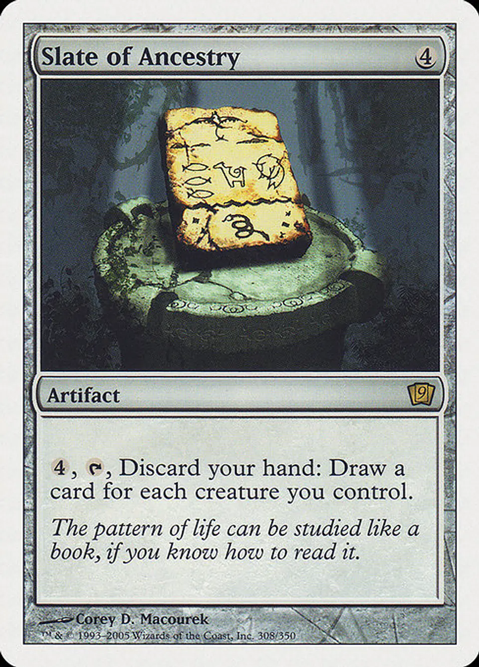 Carta Magic - Slate of Ancestry - Idioma: Ingles - Edicion: Ninth Edition 1