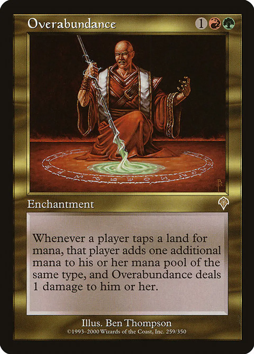 Carta Magic - Overabundance - Idioma: Ingles - Edicion: Invasion 1
