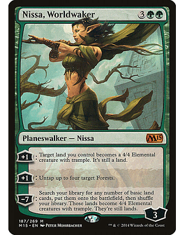 Carta Magic - Nissa, Worldwaker - Idioma: Ingles - Edicion: Magic 2015