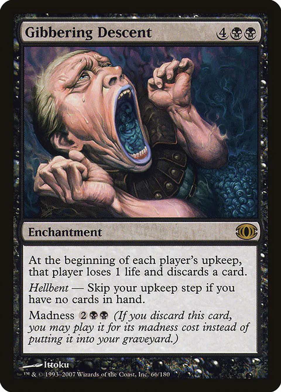 Carta Magic - FOIL Gibbering Descent - Idioma: Ingles - Edicion: Future Sight 1