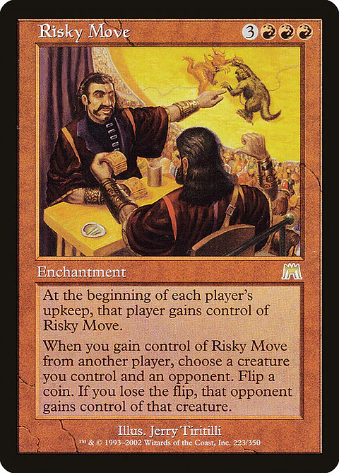 Carta Magic - FOIL Risky Move - Idioma: Ingles - Edicion: Onslaught