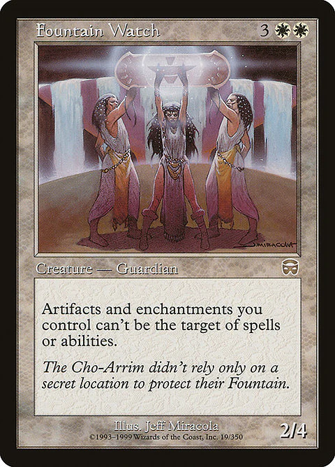 Carta Magic - Fountain Watch - Idioma: Ingles - Edicion: Mercadian Masques
